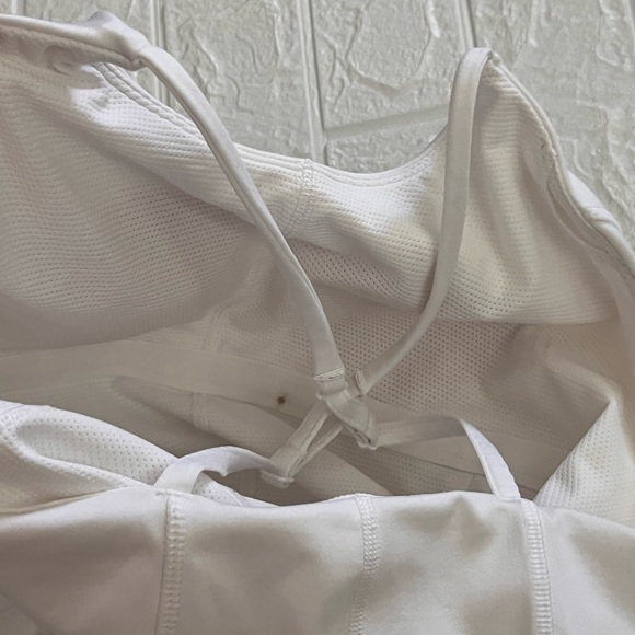 Athleta Girl Every day Dress Size XXL-16 White Built in Bra And Shorts - Picture 6 of 7